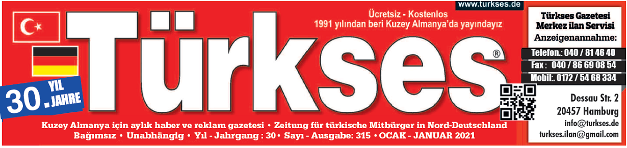 Türkses – Kuzey Almanya için Aylık Türkçe Haber ve Reklam Gazetesi